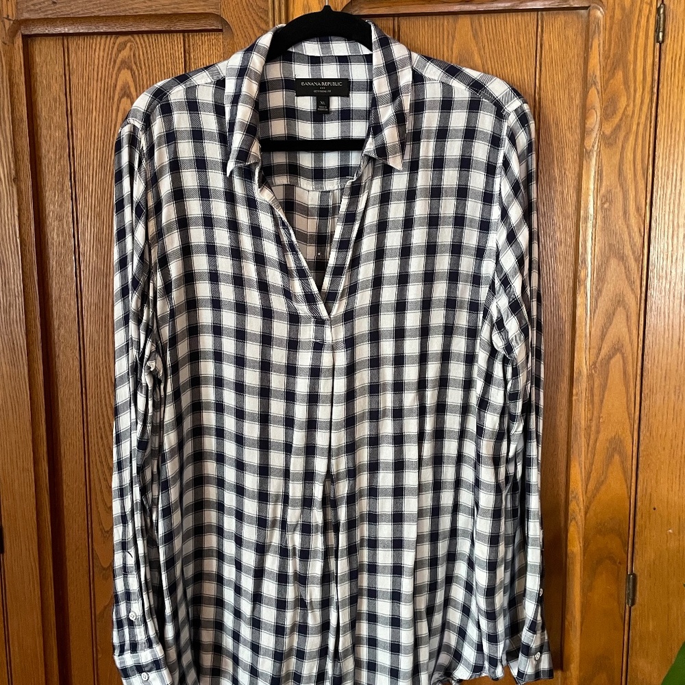 Banana Republic flannel NWOT
